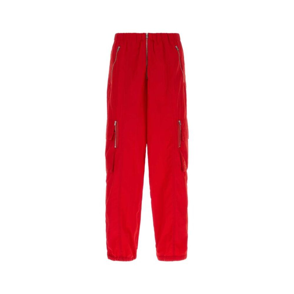 Fendi Men Red Nylon Joggers